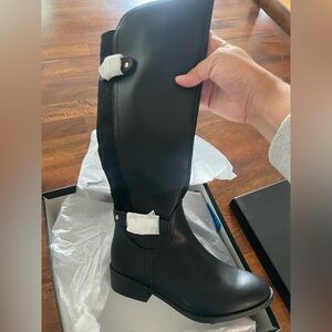Jones New York Leandraa Black Knee High Boots 5.5M NIB